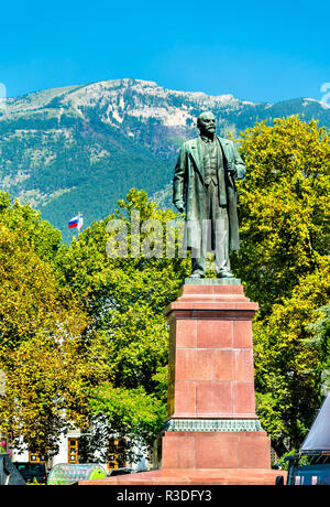 Un monumento di Vladimir Lenin a Yalta, Crimea Foto Stock