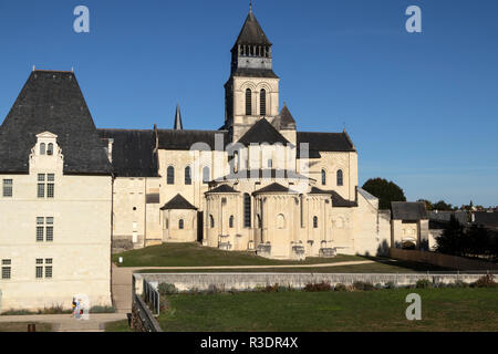 Abbaye de Fontevraud, Loire, Francia Foto Stock