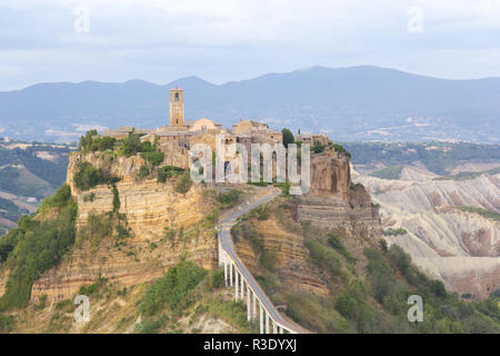 Ivita di Bagnoregio: l'Italiano villaggio fantasma Foto Stock