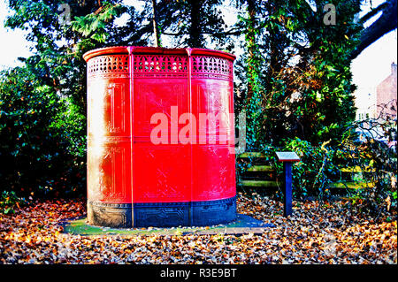 Victorian orinatoio, grande Ayton, North Yorkshire, Inghilterra Foto Stock