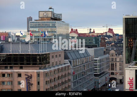 Radisson Hotel e il Nordic Light Hotel in background in Stoccolma, Svezia Foto Stock