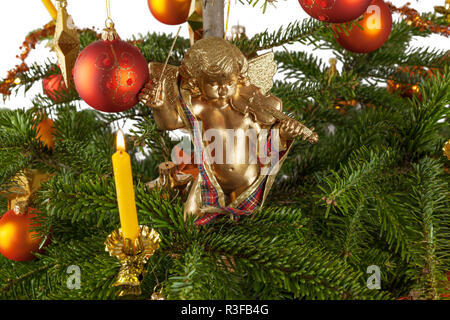 Angelo d'oro Foto Stock