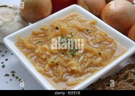 onionsoup Foto Stock