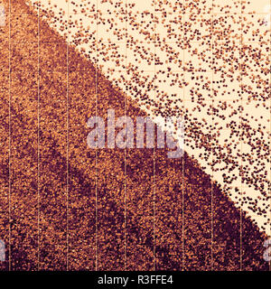 Glitter sparse su luce colore di sfondo. Background creativi per il vostro prossimo progetto. Foto Stock