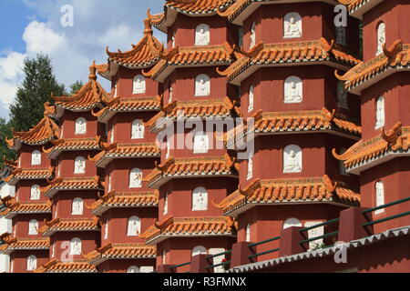 Il tempio di complessi di wutai shan in Cina Foto Stock