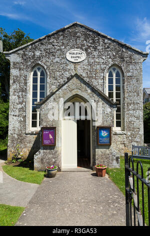 Godshill Wesleyan cappella è il più vecchio (l'Isola di Wight circuito metodista chiesa) Wesleyan chiesa ancora in uso sull'Isola di Wight, IW, UK. (98) Foto Stock