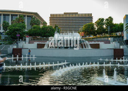 Los Angeles, ago 2: Arthur J. sarà fontana commemorativa e il reparto di acqua ed energia il Ago 2, 2018 a Los Angeles Foto Stock