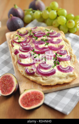 Flammkuchen Foto Stock