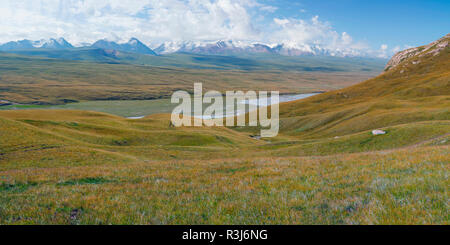 Sary Jaz valley, Issyk Kul regione, Kirghizistan Foto Stock