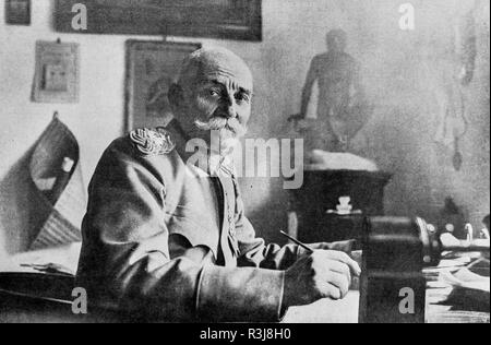 Pietro I, ultimo Re di Serbia, 1914, Serbia Foto Stock