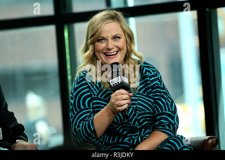 NEW YORK, NY - 21 giugno: Il Amy Poehler Build visite di studio per discutere "casa" a costruire studio il 21 giugno 2017 a New York City. (Foto di Steve Mack/S.D. Mack foto) Foto Stock