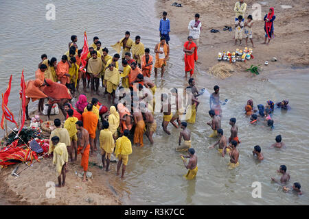 India Orissa, Rananpur, Danda yatra rito Foto Stock