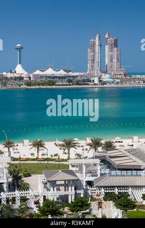 I UAE Abu Dhabi. Marina Village Foto Stock