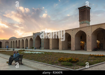 Southeastern Iran, Kerman, da estremità a estremità Bazaar, Cortile Foto Stock