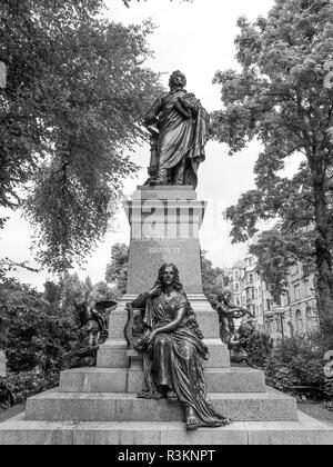 Mendelssohn Denkmal Leipzig Foto Stock