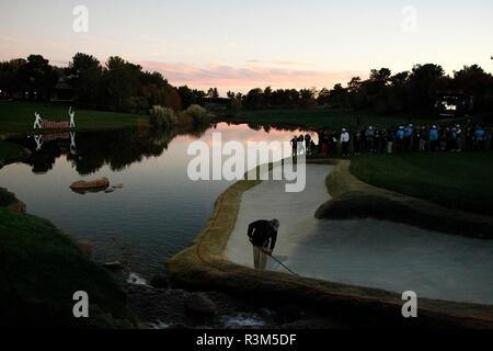 Las Vegas, NV, Stati Uniti d'America. 23 Nov, 2018. Atmosfera di partecipazione al capitale per la partita: Tiger Woods VS Phil Mickelson, Shadow Creek Golf Course, Las Vegas NV, Novembre 23, 2018. Credito: JA/Everett raccolta/Alamy Live News Foto Stock