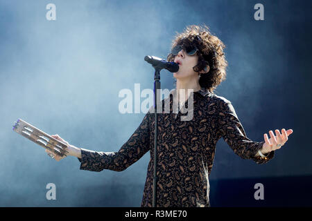LP ( Laura Pergolizzi ) durante la vita di Oswiecim Festival 2017 in Oświęcim, Polonia il 24 giugno 2017 Foto Stock