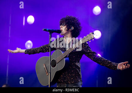 LP ( Laura Pergolizzi ) durante la vita di Oswiecim Festival 2017 in Oświęcim, Polonia il 24 giugno 2017 Foto Stock