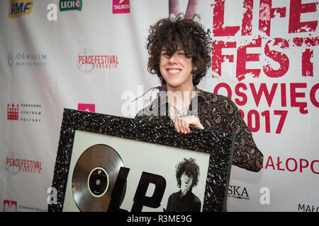 LP ( Laura Pergolizzi ) durante la vita di Oswiecim Festival 2017 in Oświęcim, Polonia il 24 giugno 2017 Foto Stock