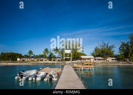 Isole Vergini Britanniche, Anegada. Punto di impostazione, Anegada Reef Hotel Foto Stock