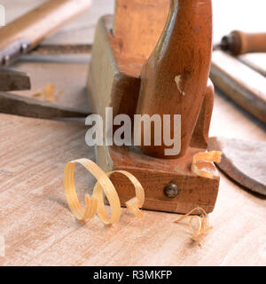 strumenti del carpentiere Foto Stock