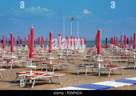 Strand in der Vorsaison Foto Stock