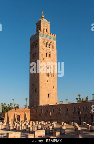 La Moschea di Koutoubia, Marrakech (Marrakech), Marocco Foto Stock