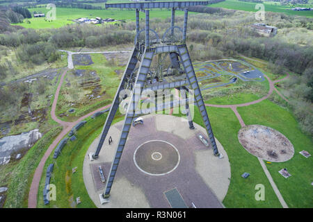 La Baronia di un telaio Colliery sito Foto Stock