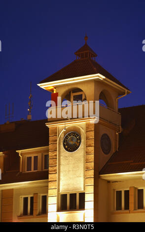 Town Hall in Jastarnia. Penisola di Hel. Polonia Foto Stock