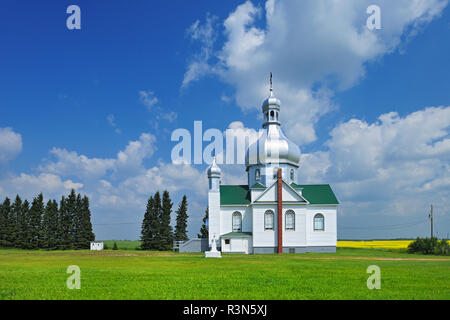 Canada, Saskatchewan, Insinger. Santi Pietro e Paolo Chiesa ortodossa. Foto Stock
