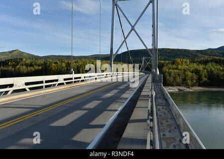 Liard River Bridge, British Columbia, Canada Foto Stock