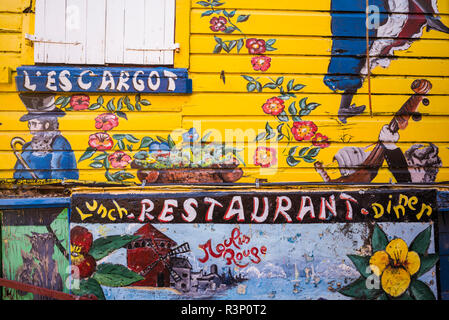 Sint Maarten. Philipsburg, L'Escargot ristorante Foto Stock