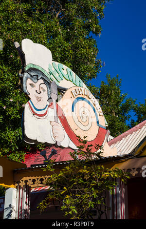 Sint Maarten. Philipsburg, L'Escargot ristorante Foto Stock