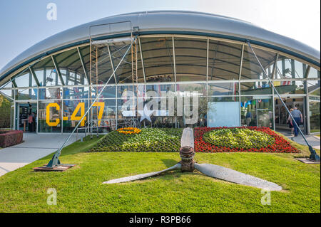 Airborne Museum, Sainte-Mere-Eglise, Normandia, Francia Foto Stock