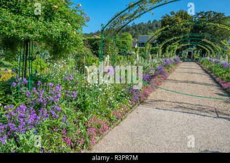 Monet, giardino di Giverny, Normandia, Francia Foto Stock