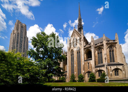 Heinz Cappella è una chiesa interconfessionale si trova nella sezione di Oakland di Pittsburgh, Pennsylvania, sul campus della Università di Pittsburg Foto Stock