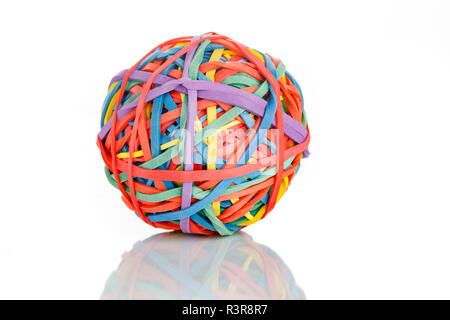 Rubberband palla. Foto Stock