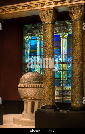 Il Tiffany Cappella presso il Charles Hosmer Morse Museum, Winter Park, Florida, Stati Uniti d'America Foto Stock