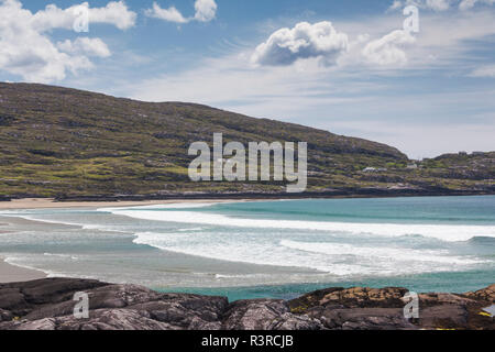 L'Irlanda, nella contea di Kerry, Ring of Kerry, Catherdaniel, Il Derrynane National Historic Park, Il Derrynane Beach Foto Stock