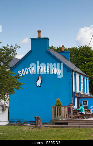 L'Irlanda, nella contea di Kerry, la penisola di Dingle, Annascaul, Polo Sud Inn, ex pub di proprietà di Arctic Explorer Tom Crean Foto Stock