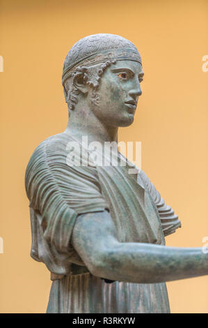 Auriga, Museo Delphi Delphi Grecia Foto Stock