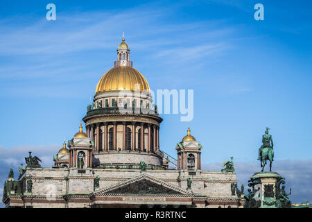 San Isacco nella cattedrale di San Pietroburgo, Russia. Foto Stock