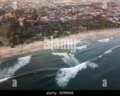 Indonesia, Bali, vista aerea di Padma beach Foto Stock