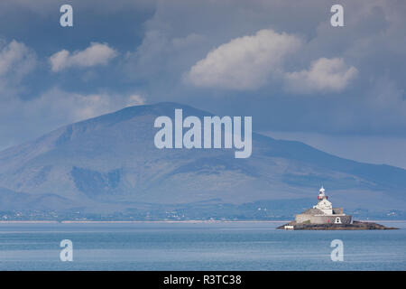 L'Irlanda, nella contea di Kerry, Fenit, Fenit faro Foto Stock