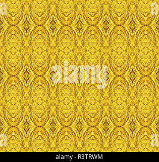 Abstract sfondo geometrico, seamless golden ellissi e a losanga, ornate ed esteso Foto Stock