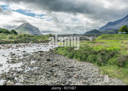 Regno Unito, Scozia, Isola di Skye, Loch Sligachan Foto Stock