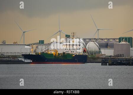 Dock industriale Foto Stock