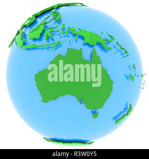 L'Australia sulla terra Foto Stock