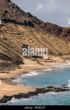 Ecuador, Galapagos National Park. Isla Bartolome paesaggio. Foto Stock