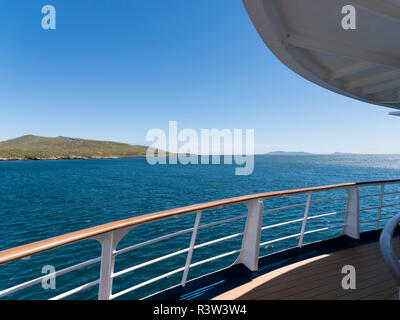 West Point Island in West Falklands. America del Sud, Isole Falkland Foto Stock